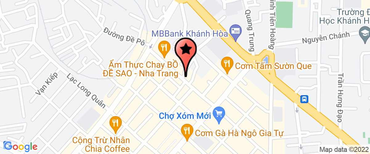 Bản đồ đến địa chỉ Chi Nhánh Công Ty Cổ Phần Quốc Tế Hà An Tại Tp Nha Trang Tỉnh Khánh Hòa