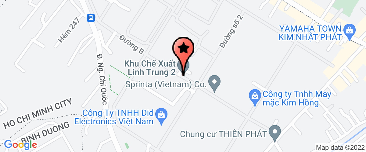 Bản đồ đến địa chỉ Cty TNHH Quốc Tế Tessinn