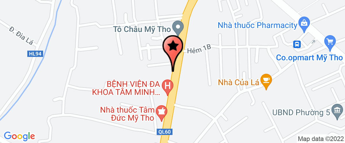 Bản đồ đến địa chỉ Công Ty Trách Nhiệm Hữu Hạn Vật Liệu Xây Dựng Quang Hưng Tiền Giang