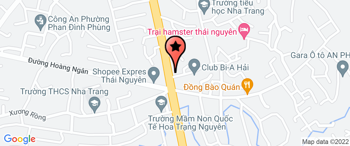Bản đồ đến địa chỉ Công Ty TNHH Tư Vấn Xây Dựng 69 Thái Nguyên