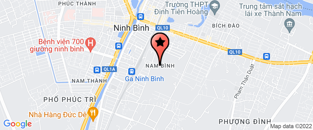 Bản đồ đến địa chỉ Chi cục thú y tỉnh Ninh Bình