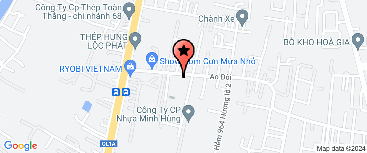 Bản đồ đến địa chỉ Chi Nhánh Công Ty Trách Nhiệm Hữu Hạn Thương Mại Dịch Vụ Xuất Nhập Khẩu Hưng Thái Sơn