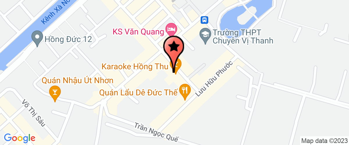 Bản đồ đến địa chỉ Công Ty TNHH Thương Mại - Dịch Vụ - Xây Dựng Hậu Giang