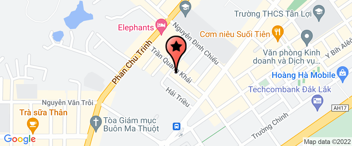 Bản đồ đến địa chỉ Công Ty TNHH Dược Vật Tư Y Tế Thiên An