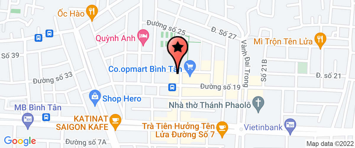 Bản đồ đến địa chỉ Công Ty TNHH Một Thành Viên Lithaway