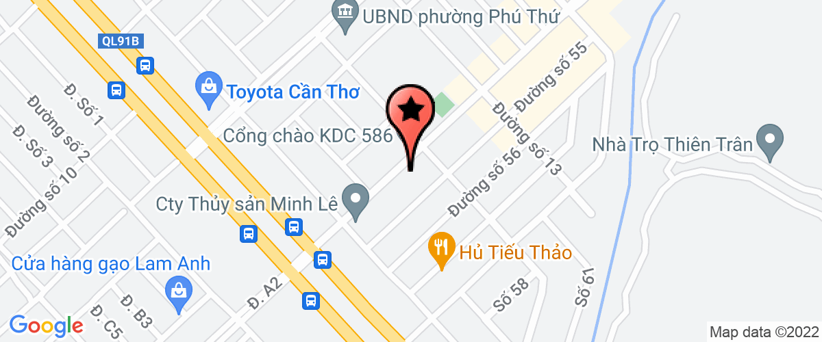Bản đồ đến địa chỉ Công Ty TNHH  Cn & K
