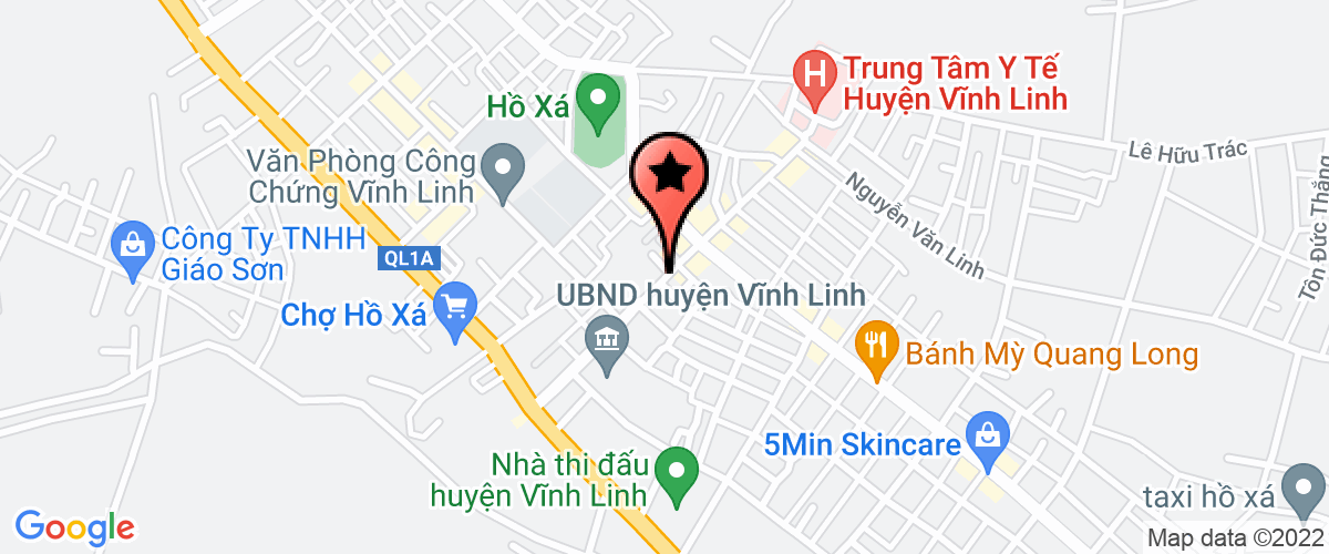 Bản đồ đến địa chỉ Phòng Y Tế Huyện Vĩnh Linh