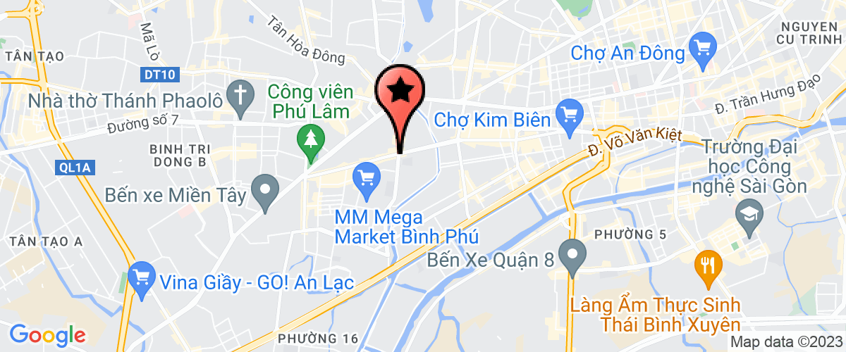 Bản đồ đến địa chỉ Công Ty TNHH Một Thành Viên Thương Mại Nguyên Liệu Thực Phẩm Sáng Kiện