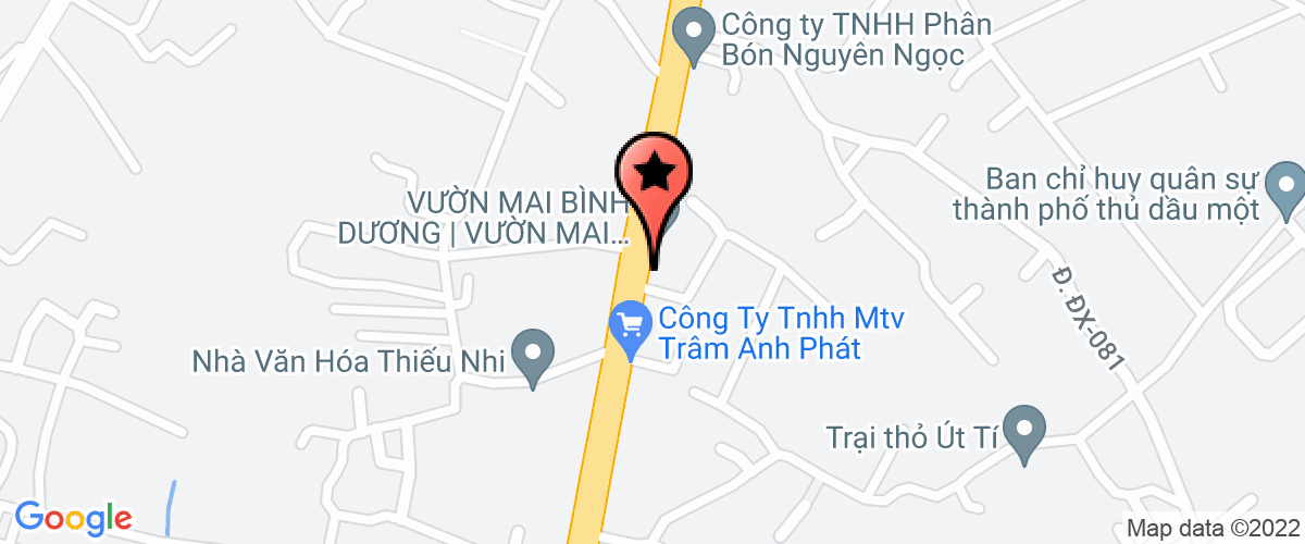 Bản đồ đến địa chỉ Công Ty Trách Nhiệm Hữu Hạn Nhựa Bình Dương