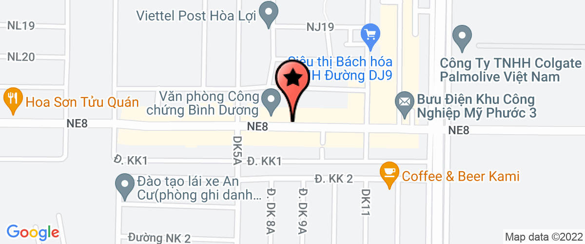 Bản đồ đến địa chỉ Công Ty TNHH Thunder