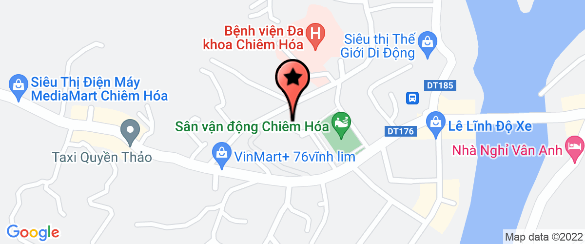 Bản đồ đến địa chỉ Bưu điện huyện Chiêm Hoá