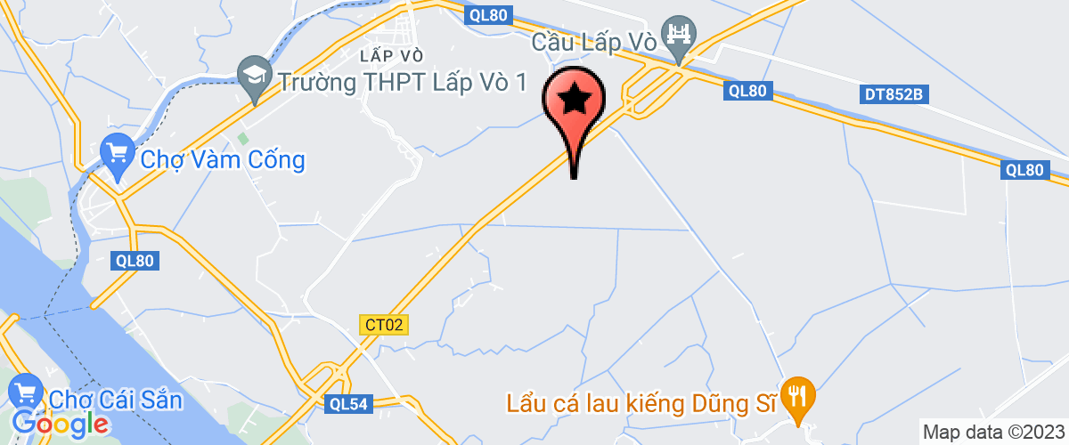 Bản đồ đến địa chỉ Trung Tâm Thể Dục Thể Thao huyện Lấp Vò