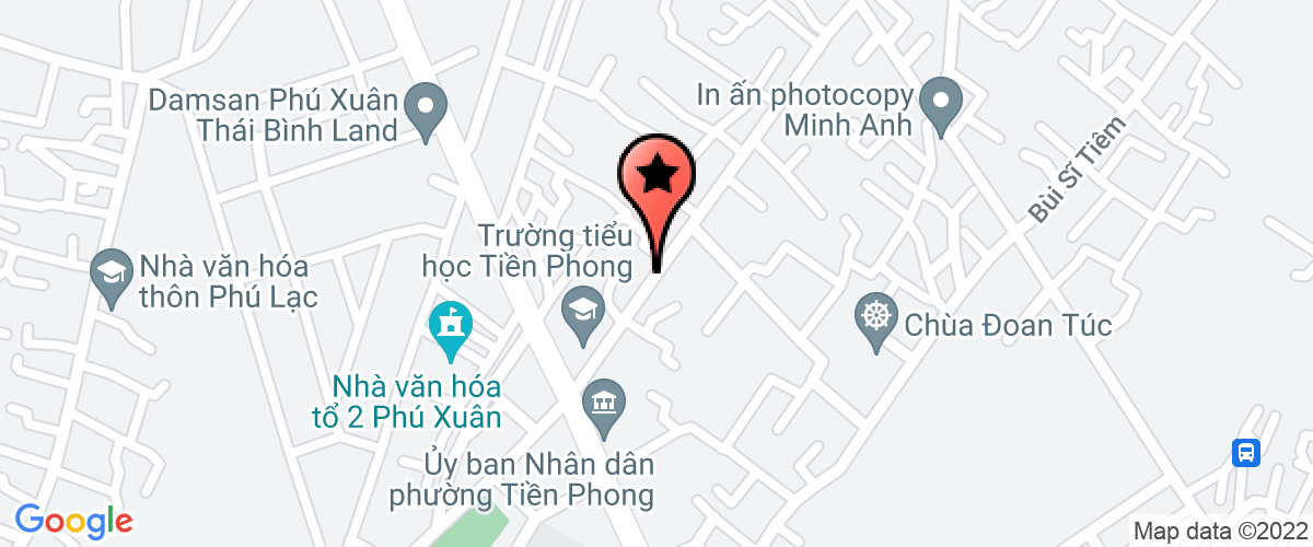 Bản đồ đến địa chỉ Công ty cổ phần Thiên Tân