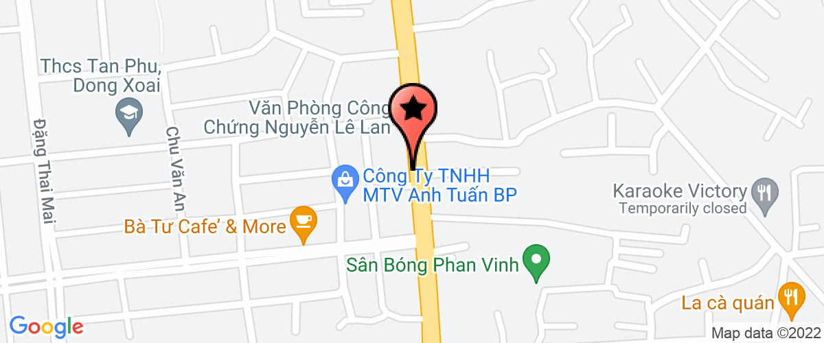 Bản đồ đến địa chỉ Công Ty TNHH Một Thành Viên Sản Xuất Thương Mại Đức Nông Thịnh