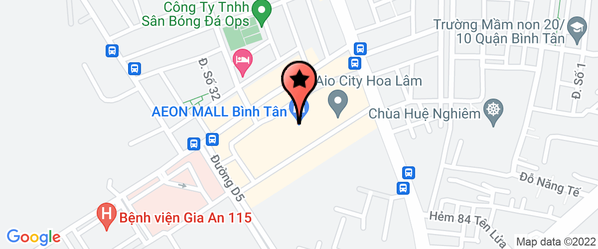 Bản đồ đến địa chỉ Doanh Nghiệp Tư Nhân Thương Mại Hạnh Dung Sài Gòn