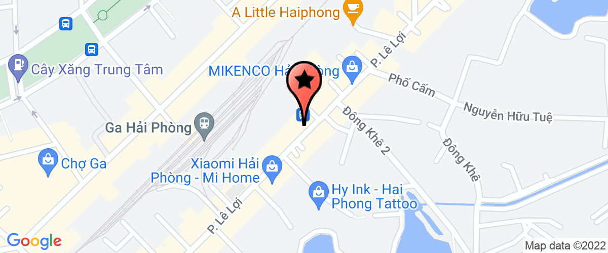 Bản đồ đến địa chỉ Công Ty Cổ Phần Tư Vấn Xây Dựng Công Trình Thuỷ Bộ Hải Phòng