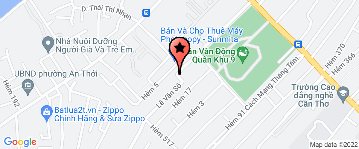 Bản đồ đến địa chỉ Chi Nhánh Công Ty TNHH Thương Mại Dịch Vụ Vận Tải Thiên Tài