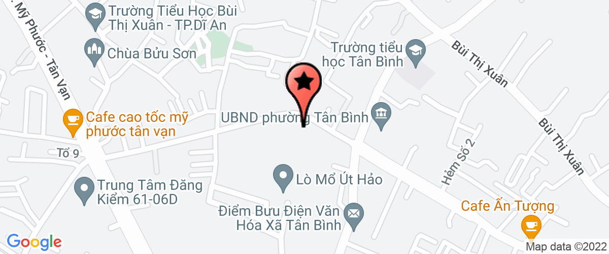 Bản đồ đến địa chỉ Công Ty TNHH Sản Xuất Thương Mại Dịch Vụ Tấn Minh Phát