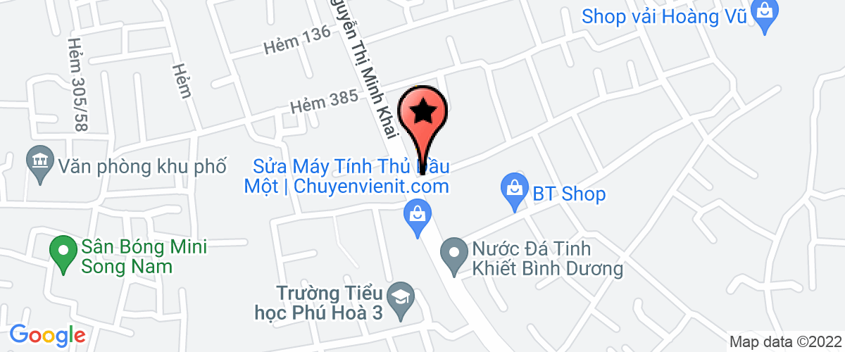 Bản đồ đến địa chỉ Công Ty TNHH Kỹ Thuật Và Dịch Vụ Điện âu Châu