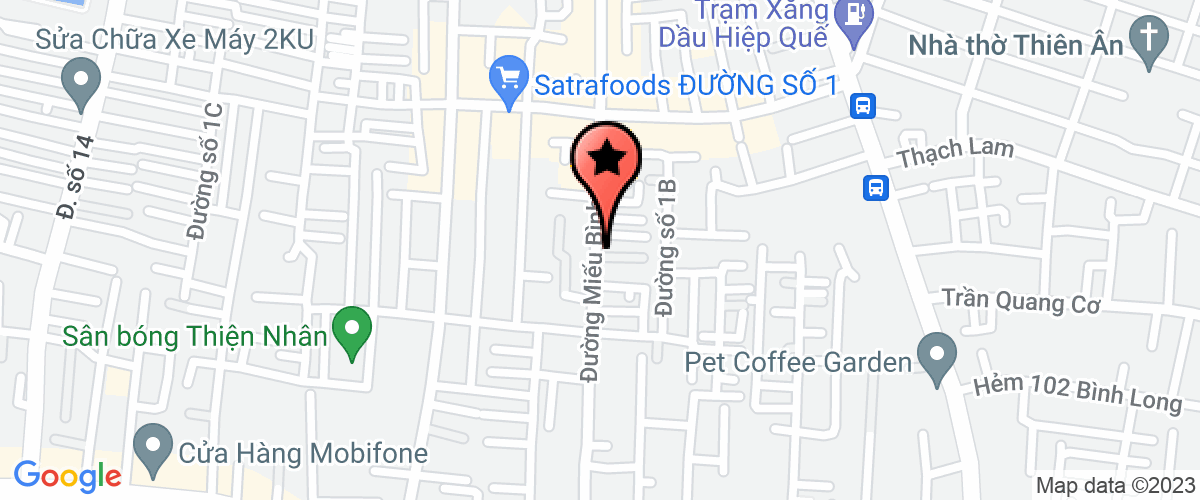 Bản đồ đến địa chỉ Công Ty TNHH Bá Thịnh Sài Gòn