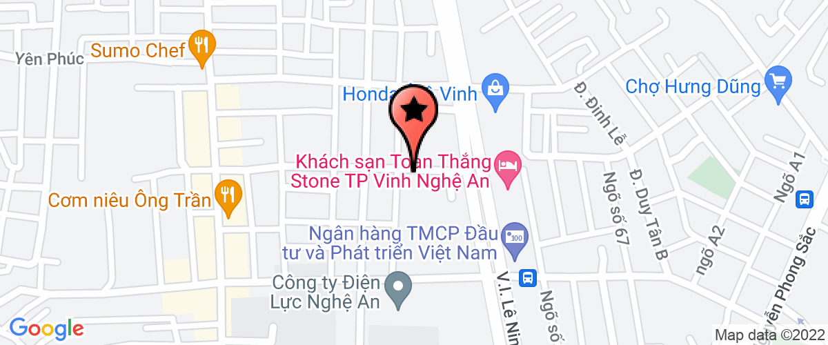 Bản đồ đến địa chỉ Công ty CP đầu tư và phát triển An Thịnh Nghệ An