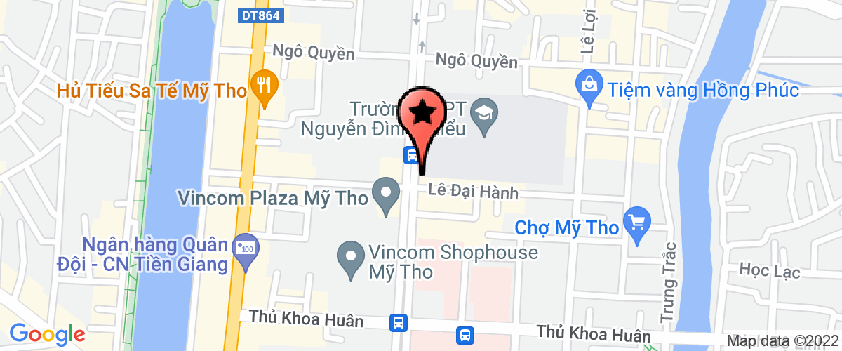 Bản đồ đến địa chỉ Công Đoàn Trường PTTH Nguyễn Đình Chiểu