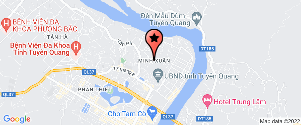 Bản đồ đến địa chỉ Liên Đoàn lao động tỉnh Tuyên Quang