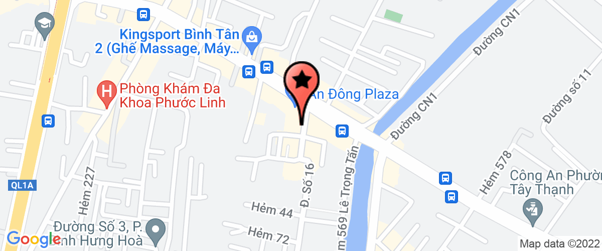 Bản đồ đến địa chỉ Công Ty TNHH Đầu Tư Sản Xuất Phúc An Khang