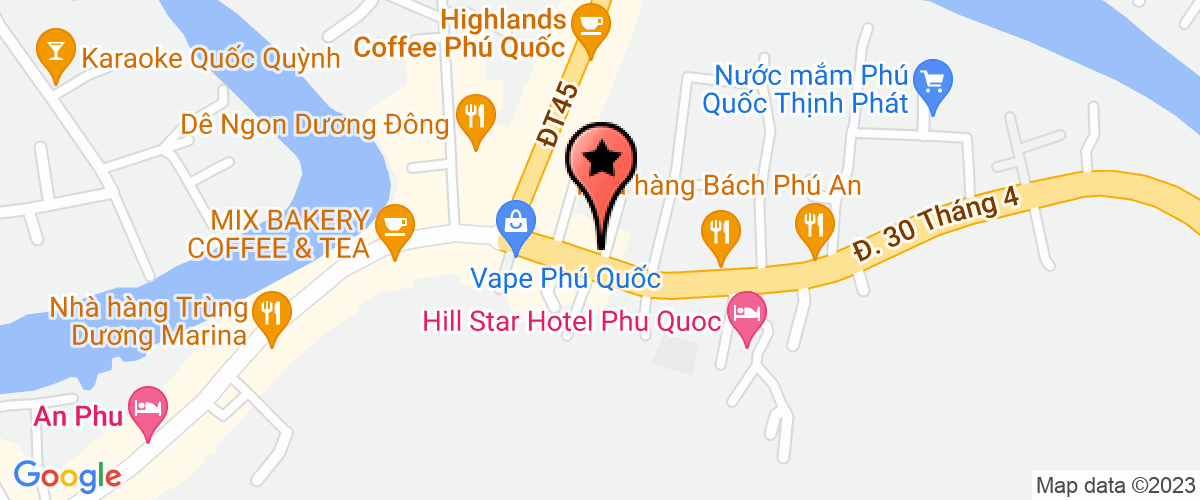 Bản đồ đến địa chỉ Công Ty Trách Nhiệm Hữu Hạn Một Thành Viên Kiến Trúc Xây Dựng Khả Tú Phú Quốc