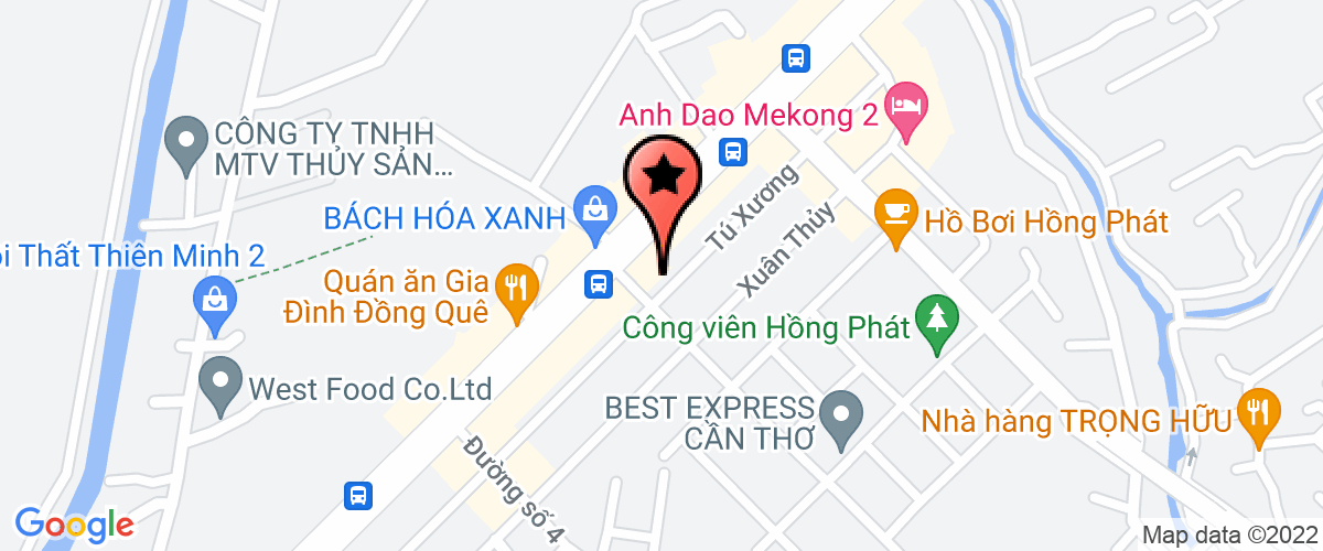 Bản đồ đến địa chỉ Công Ty TNHH Nấm Sông Hậu
