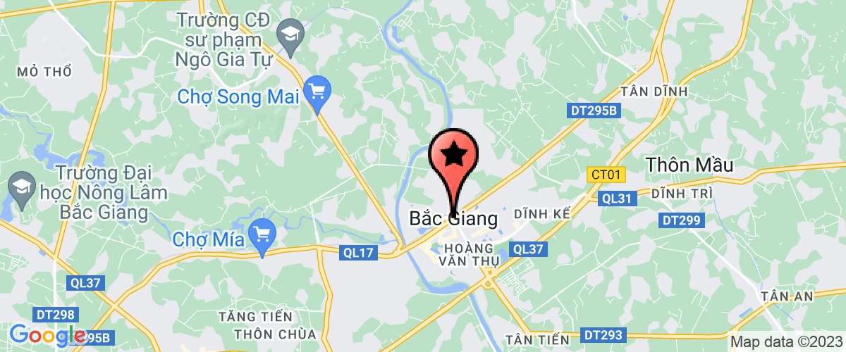 Bản đồ đến địa chỉ Chi Nhánh Công Ty TNHH Trường Cao Đẳng Quốc Tế Hà Nội - Tại Bắc Giang