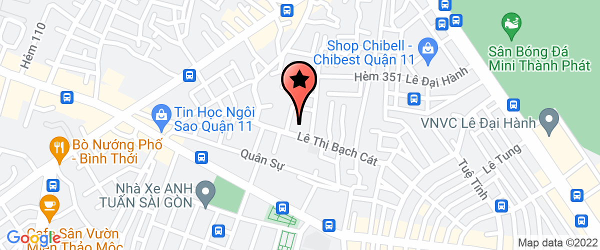Bản đồ đến địa chỉ Công Ty Trách Nhiệm Hữu Hạn Thuận Chánh