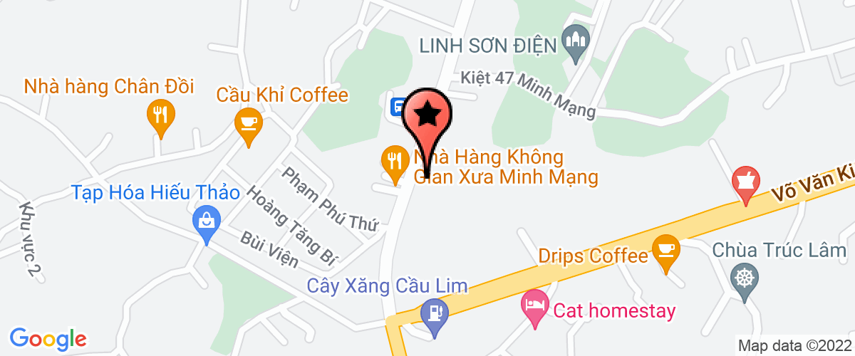 Bản đồ đến địa chỉ Công Ty Trách Nhiệm Hữu Hạn MTV Nhất A Hoàng Tử