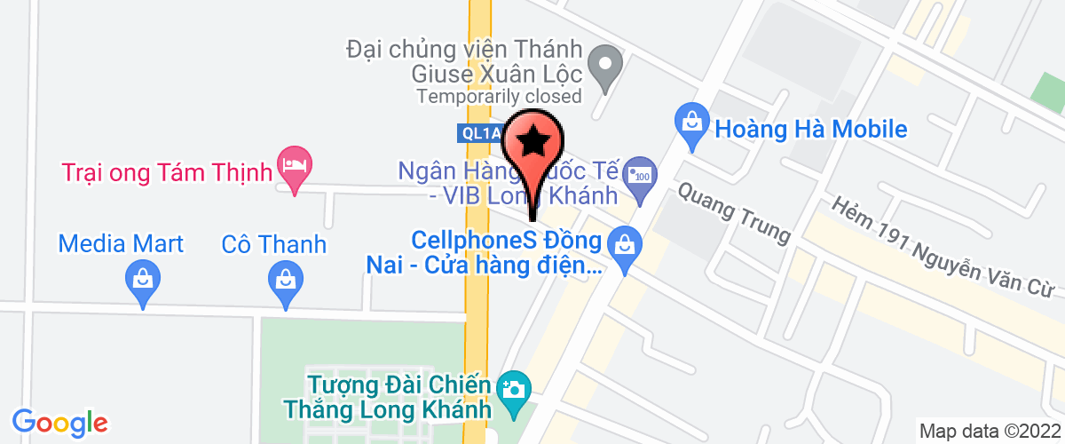 Bản đồ đến địa chỉ Công Ty TNHH Ftt Vina