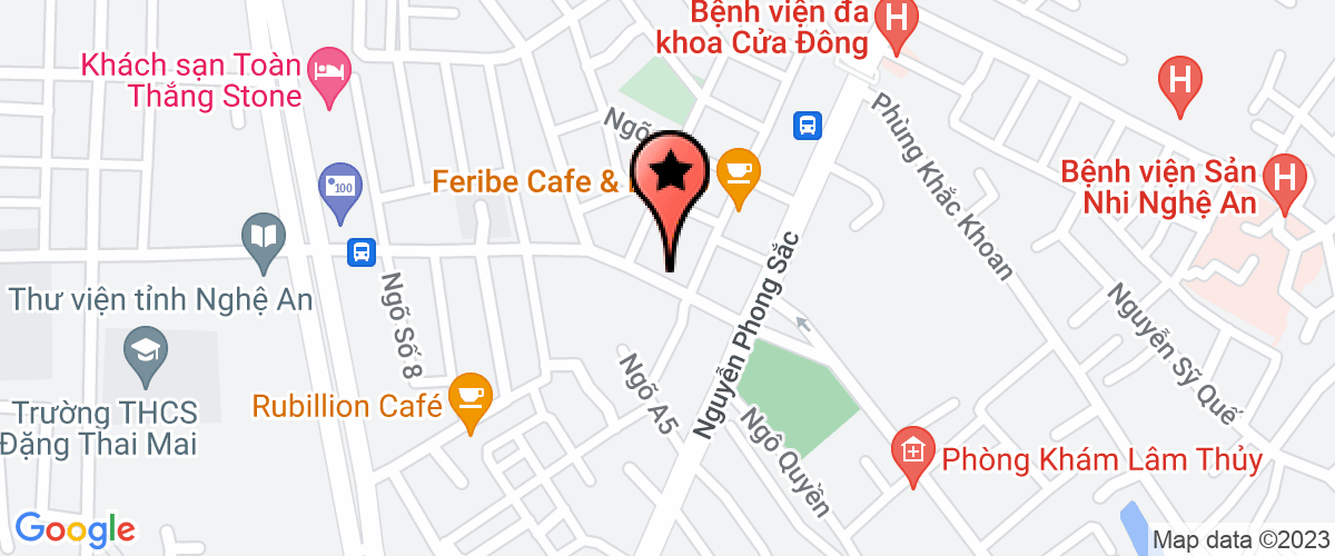 Bản đồ đến địa chỉ Trung tâm quan trắc và kỹ thuật môi trường Nghệ An