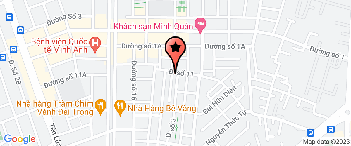 Bản đồ đến địa chỉ Công Ty TNHH Thương Mại Dịch Vụ Trung Vinh