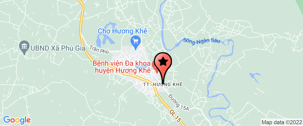 Bản đồ đến địa chỉ Nhà máy nước Hương khê