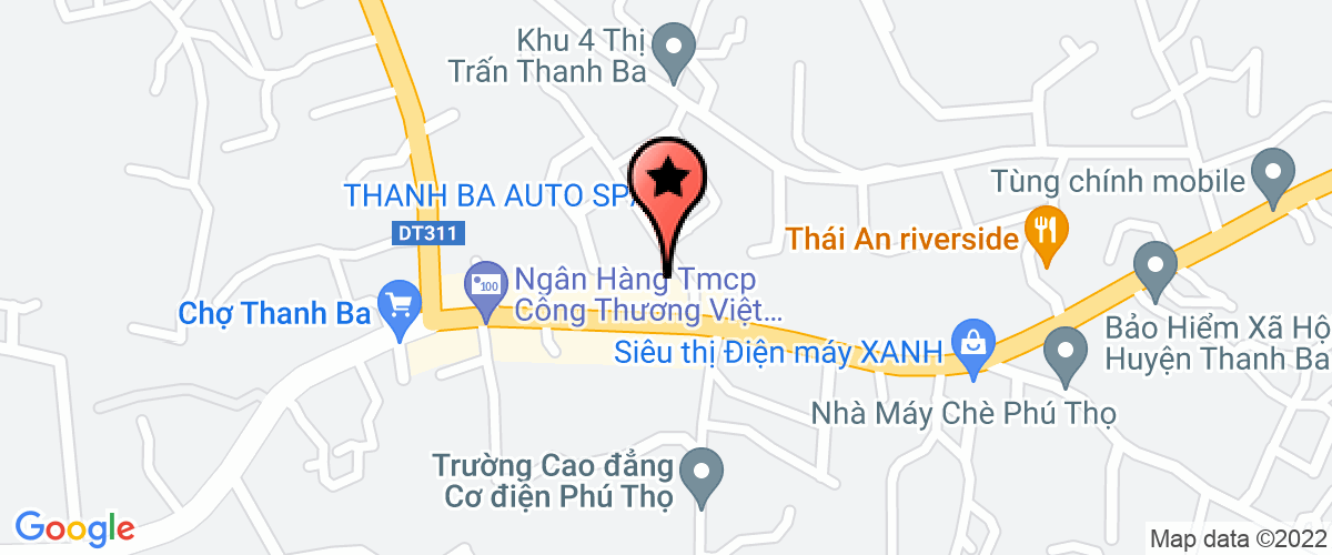 Bản đồ đến địa chỉ Công Ty TNHH Nông Lâm Sản Thanh Hà
