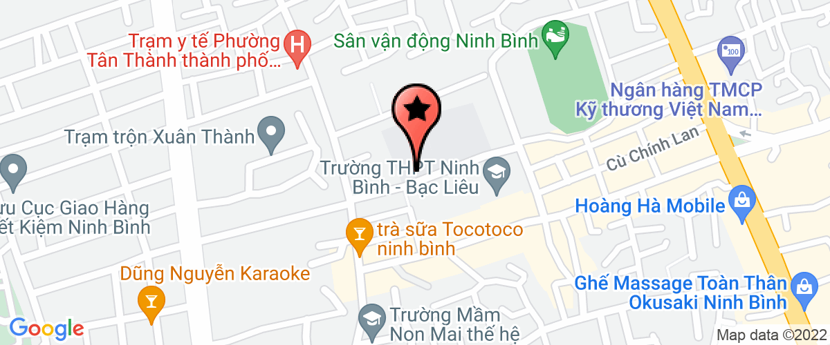 Bản đồ đến địa chỉ Công Ty TNHH Một Thành Viên Xây Dựng Và Thương Mại Ninh Bình