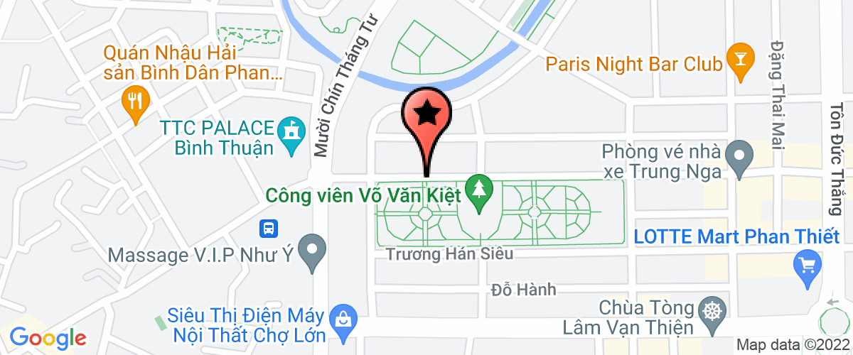 Bản đồ đến địa chỉ Công Ty Trách Nhiệm Hữu Hạn Đầu Tư Tiến Hoài