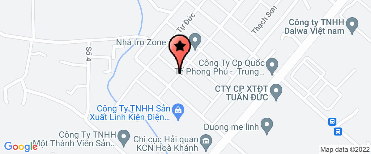 Bản đồ đến địa chỉ Công Ty TNHH Sung Wan Vina