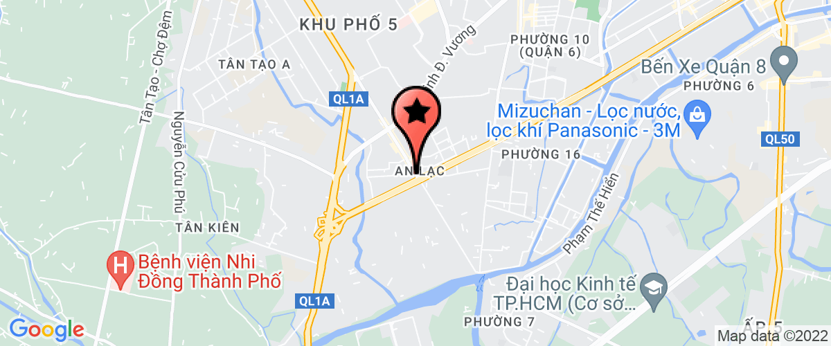 Bản đồ đến địa chỉ Công Ty TNHH Bao Bì Và In Ấn Thiên Phú