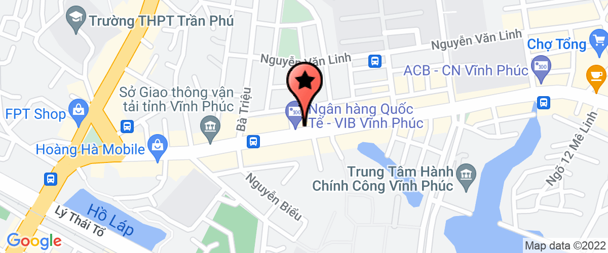 Bản đồ đến địa chỉ Công ty TNHH thương mại Đ&TVĩnh Phúc