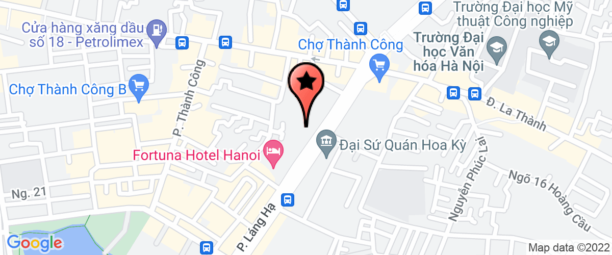 Bản đồ đến địa chỉ Chi Nhánh Công Ty Trách Nhiệm Hữu Hạn Omori Kaisoten Việt Nam Tại Thành Phố Hà Nội