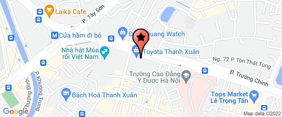 Bản đồ đến địa chỉ Công Ty Cổ Phần Công Nghệ Thị Giác Máy Tính Sao Mai
