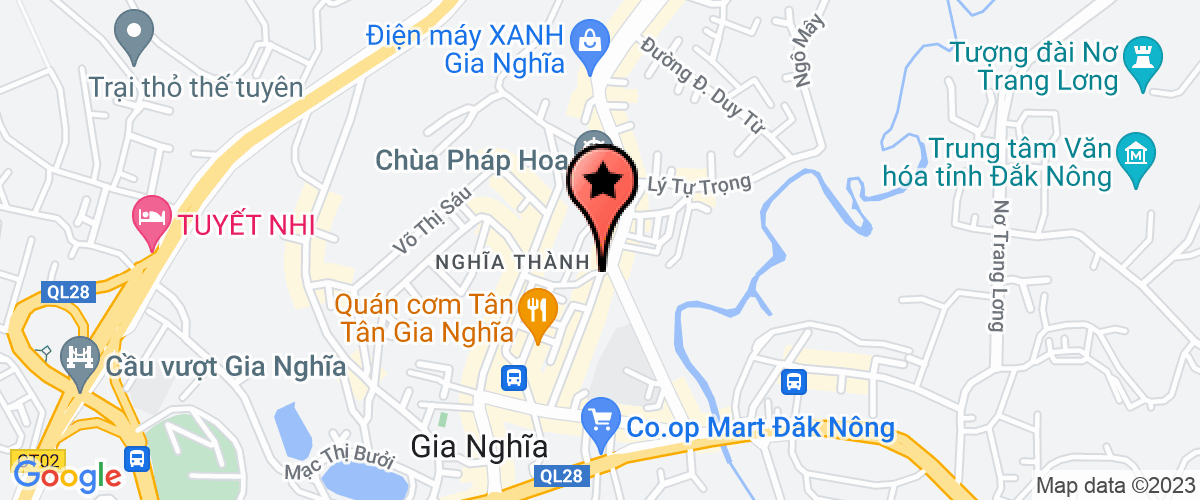 Bản đồ đến địa chỉ Trung tâm dịch vụ bán đấu giá tài sản Đăk nông