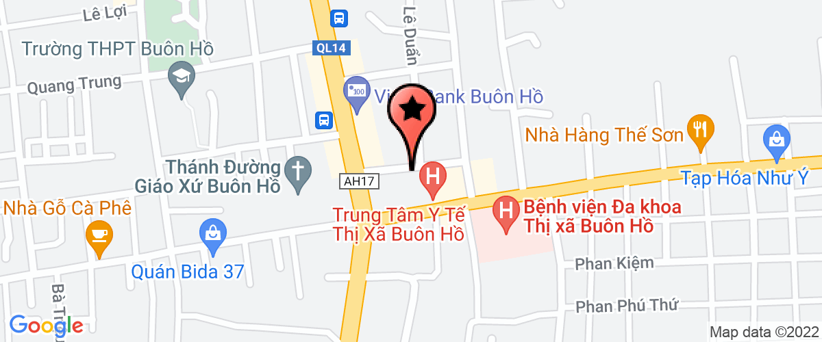 Bản đồ đến địa chỉ Công Ty Cổ Phần Thương Mại Vật Tư Nông Nghiệp Krông Buk