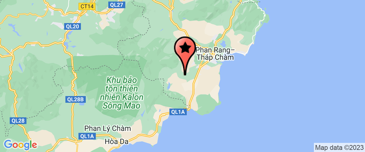 Bản đồ đến địa chỉ Công Ty TNHH MTV Sản Xuất Giống Thủy Sản Đại Dương Xanh Ninh Thuận