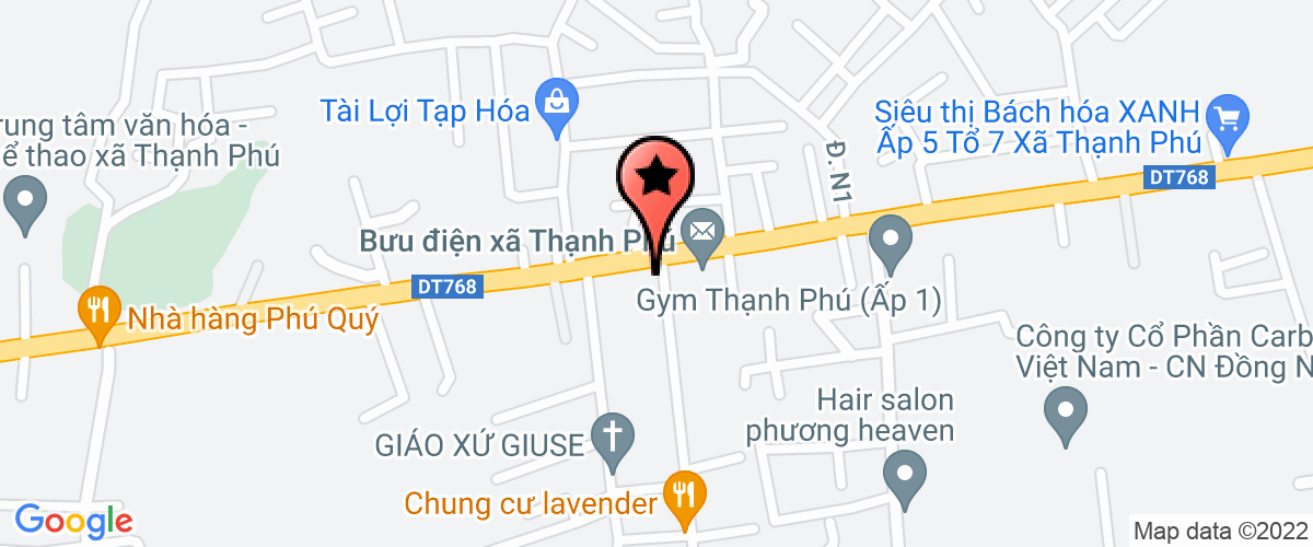 Bản đồ đến địa chỉ Công Ty TNHH Sản Xuất Viên Nén Gỗ Vạn Thành