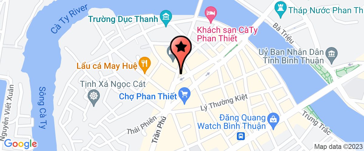 Bản đồ đến địa chỉ Hội Đông Y Bình Thuận